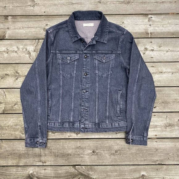 Allsaints Sheba Denim Jacket Large Gray - Picture 7 of 10